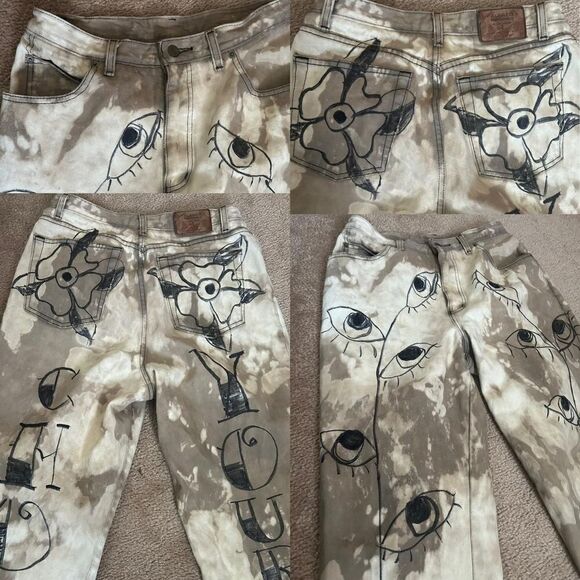 Vintage 90’s Alfred Sung high waisted jeans / size 12 - Picture 7 of 12